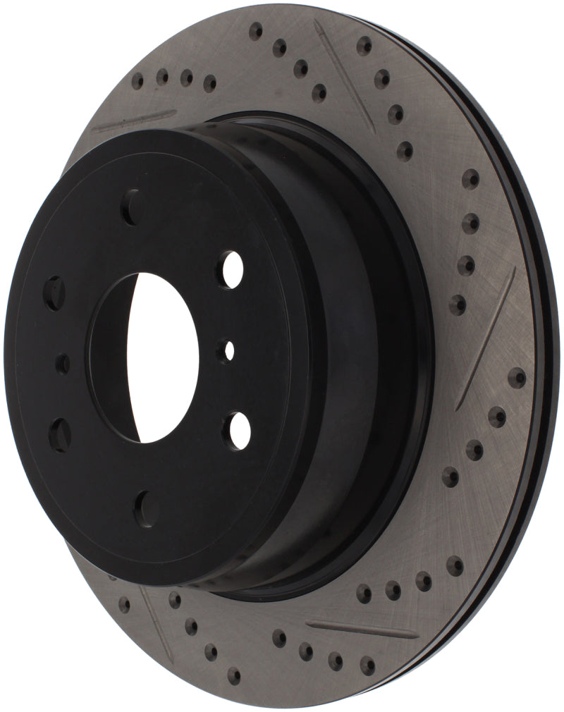 Stoptech 127.66065R StopTech 05-10 GMC Sierra (w/ Rear Drum) / 07-09 GMC Yukon Rear Right Slotted & Drilled Rotor
