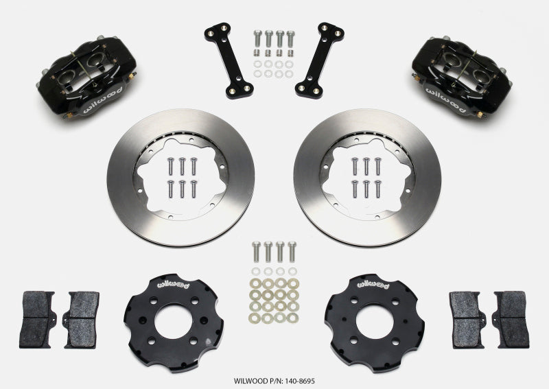 Wilwood 140-8695 Forged Dynalite Front Hat Kit 11.00in Integra/Civic w/Fac.240mm Rtr