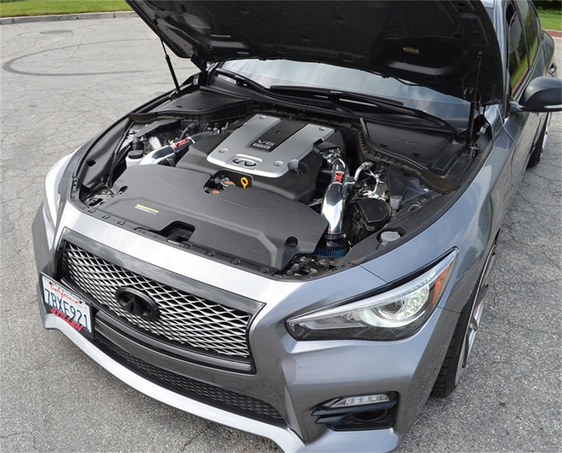 Injen SP1999P 14 Infiniti Q50 3.7L V6 Polished Dual Short RAM Intake w/ MR Techn and Heat Shields