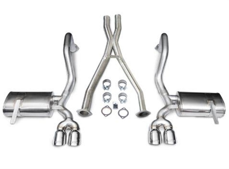 CORSA Performance 14114 Corsa 1997-2004 Chevrolet Corvette C5 Z06 5.7L V8 Polished Xtreme Cat-Back + XO Exhaust