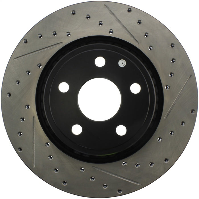 Stoptech 127.58008L StopTech 11-12 Dodge Durango Sport Drilled & Slotted Front Driver-Side Brake Rotor