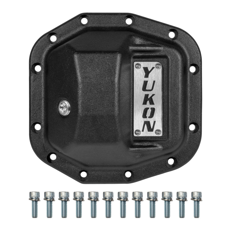 Yukon Gear & Axle YHCC-D30JL Yukon Hardcore Nodular Iron Cover for 2018 Jeep Wrangler JL Front Dana 30