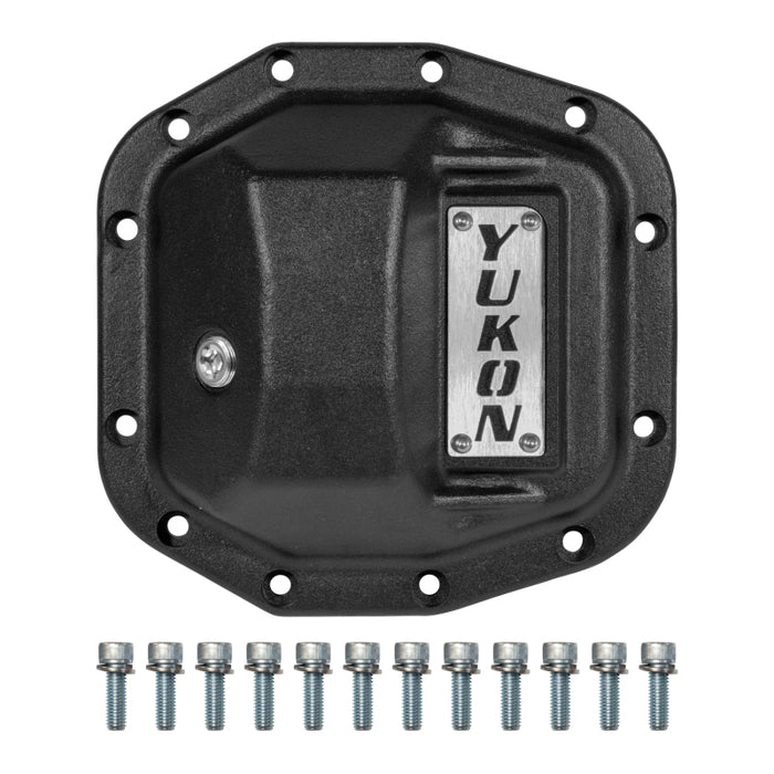 Yukon Gear & Axle YHCC-D30JL Yukon Hardcore Nodular Iron Cover for 2018 Jeep Wrangler JL Front Dana 30