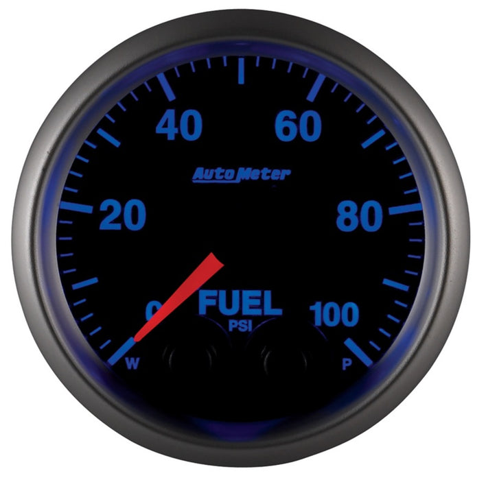 AutoMeter 5671 Autometer Elite 52mm 0-100 PSI Fuel Pressure Peak & Warn w/ Electronic Control Gauge