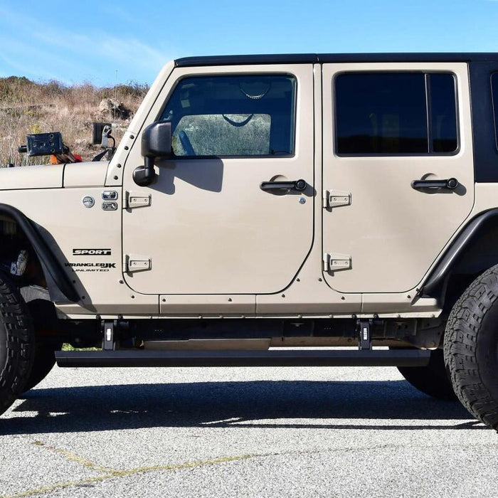 Westin 29-23295 07-18 Jeep Wrangler JK Unlimited Pro-e Electric Running Boards - Textured Black