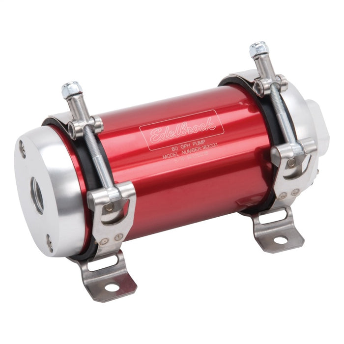 Edelbrock EDE182031 EFI Electric Fuel Pump 80GPH @ 45psi Red