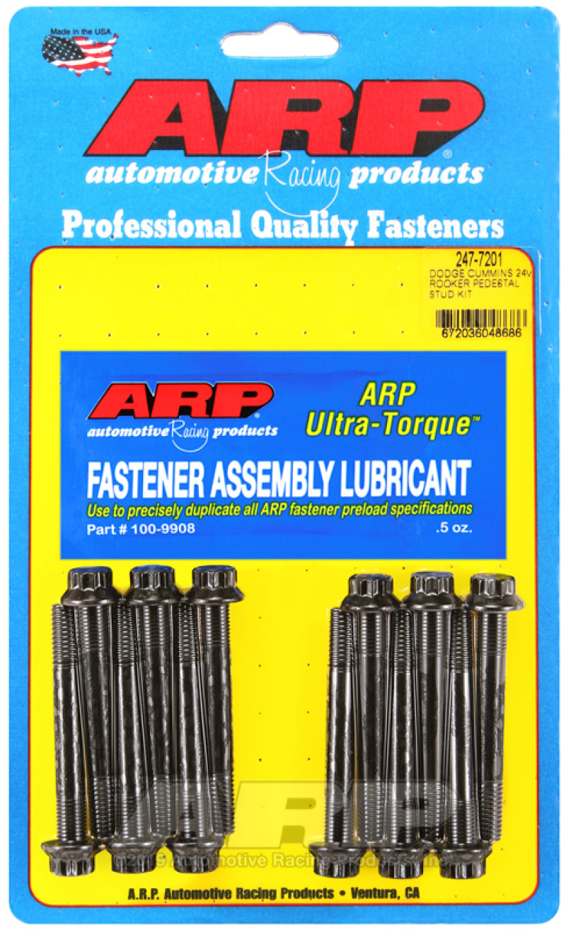ARP 247-7201 Dodge Cummins 24V Rocker Pedestal Rocker Stud Kit