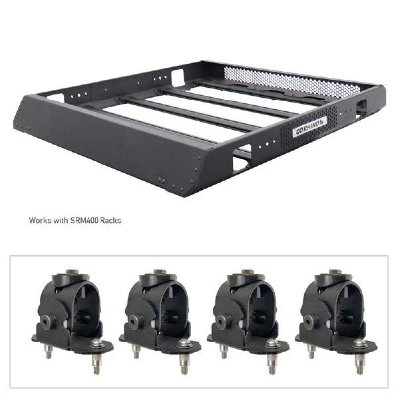 Go Rhino 5910000T Adjustable Multi-Axis Mounting Kit for SRM Rack