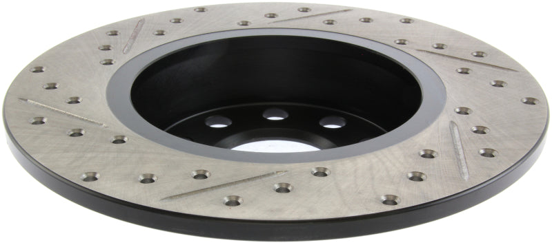Stoptech 127.33131L StopTech Slotted & Drilled Sport Brake Rotor