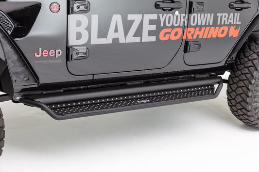 Go Rhino D14416T 07-20 Toyota Tundra Dominator Extreme D1 SideSteps Complete Kit w/SideStep + Brkts