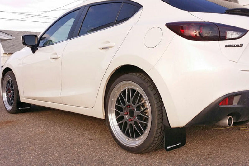 Rally Armor MF31-UR-BLK/RD 14-18 Mazda3 Black UR Mud Flap w/Red Logo