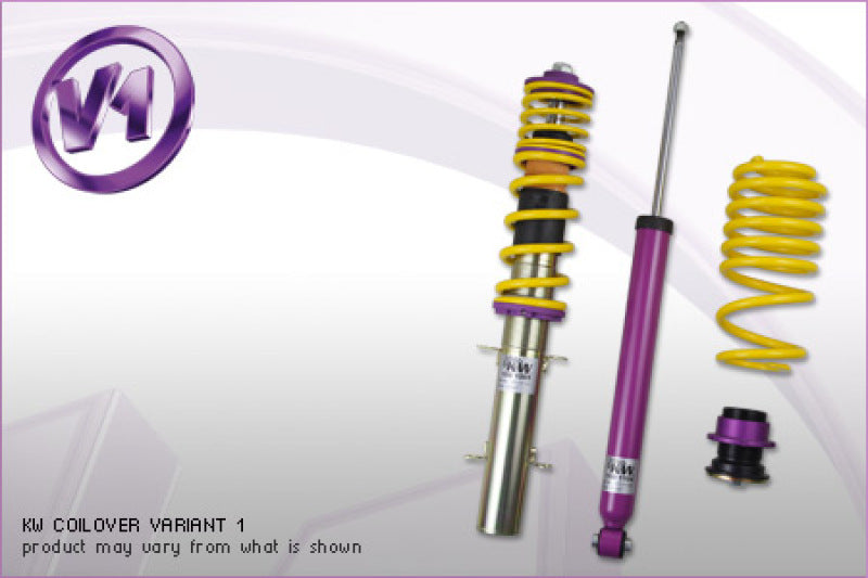 KW 10210032 Coilover Kit V1 Audi A4 S4 (8D/B5 B5S) Sedan + Avant; Quattro incl. S4; all engines