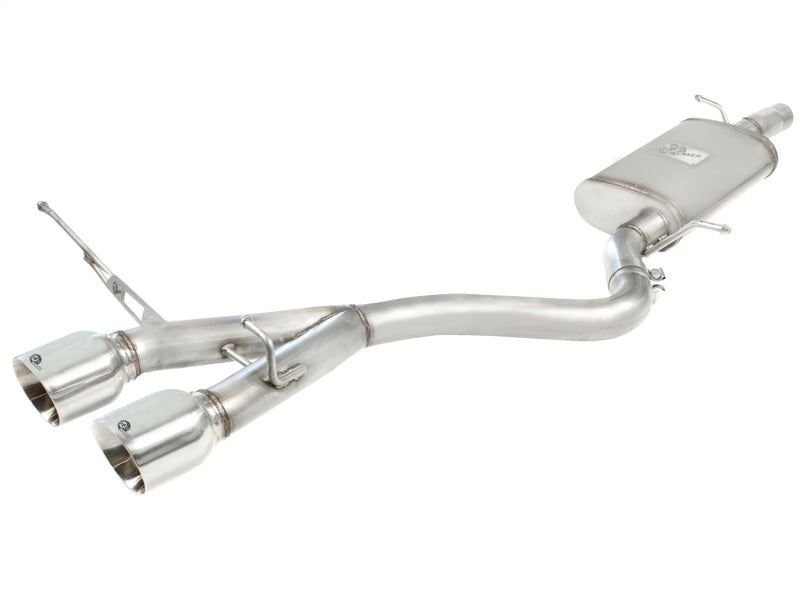 aFe 49-36408-P MACHForce XP 2-1/2in SS-304 Cat-Back Exhausts w/ Polished Dual Tips 2008 VW Golf R32 V6-3.2L MKV