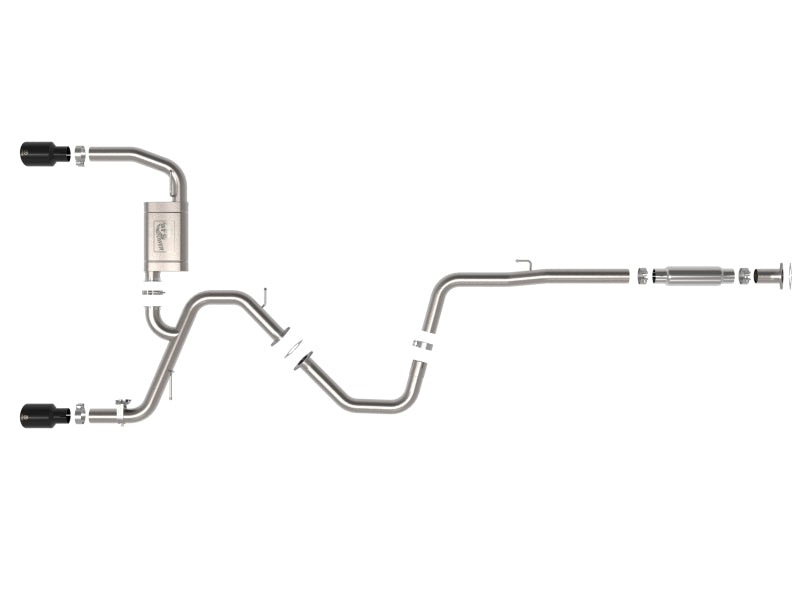 aFe 49-37028-B Takeda Hyundai Elantra N 22-23 L4-2.0L (t) 3in 304 SS Cat-Back Exhaust w/ Black Tips