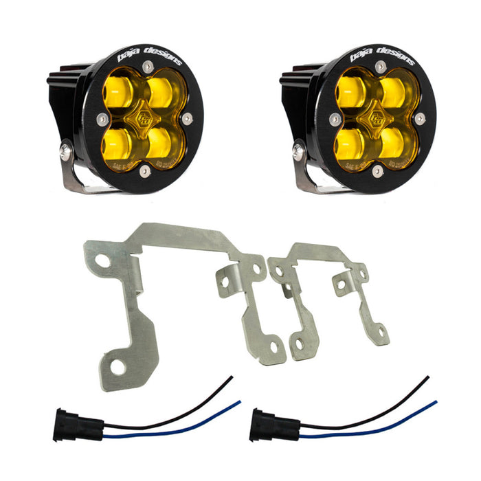 Baja Designs 447725 Ford/Subaru SAE Squadron Fog Light Pocket Kit - Amber