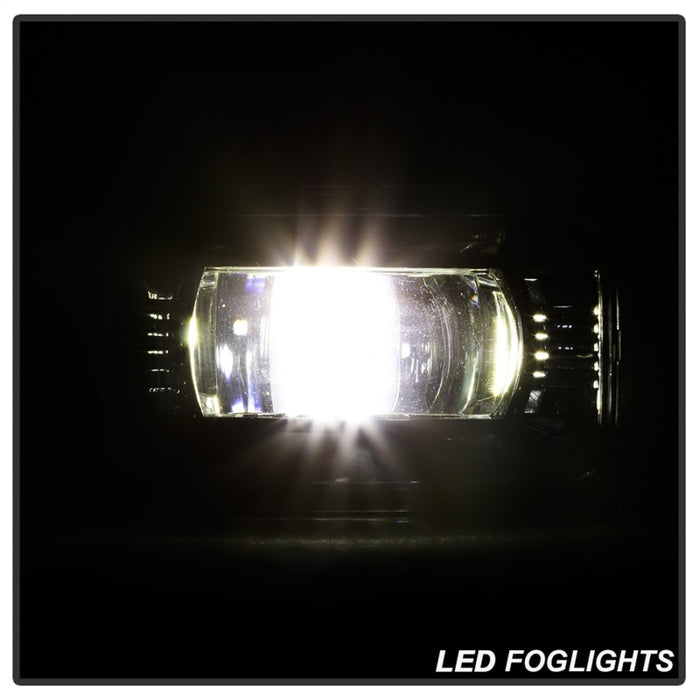SPYDER 9043277 Spyder 15-18 Ford F-150 / 17-18 Ford F-250/F-350 Full LED Fog Lights - w/o Switch (FL-LED-PRO-4)