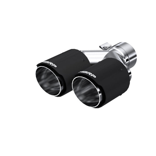 MBRP T5170CF Universal Carbon Fiber Dual Tip 3.5in OD/2.5in Inlet