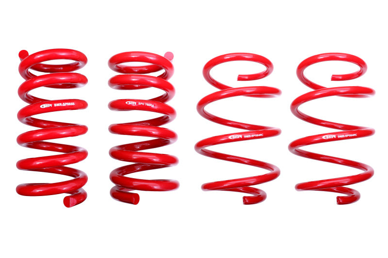 BMR Suspension SPH765R BMR 15-18 S550 Mustang Lowering Spring Kit (Set Of 4) - Red