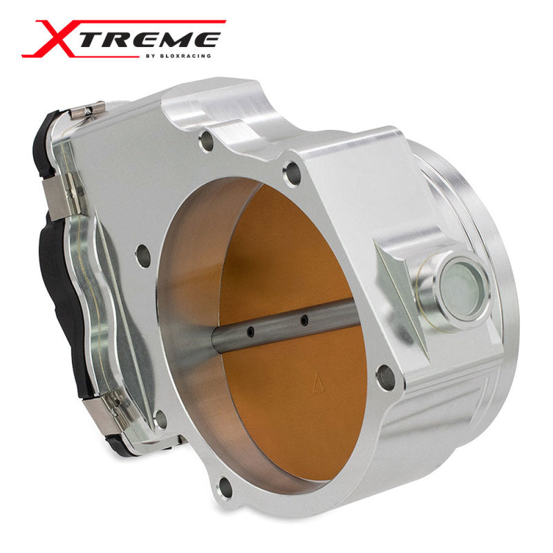BLOX Racing BXIM-00255-SI 2015+ Dodge Hellcat / Jeep Trackhawk 6.2L 105mm Electronic Billet Throttle Body - Silver