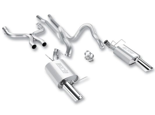 Borla 140372 2011-2012 Mustang GT 5.0L 8cyl 6spd RWD Agressive ATAK Catback Exhaust