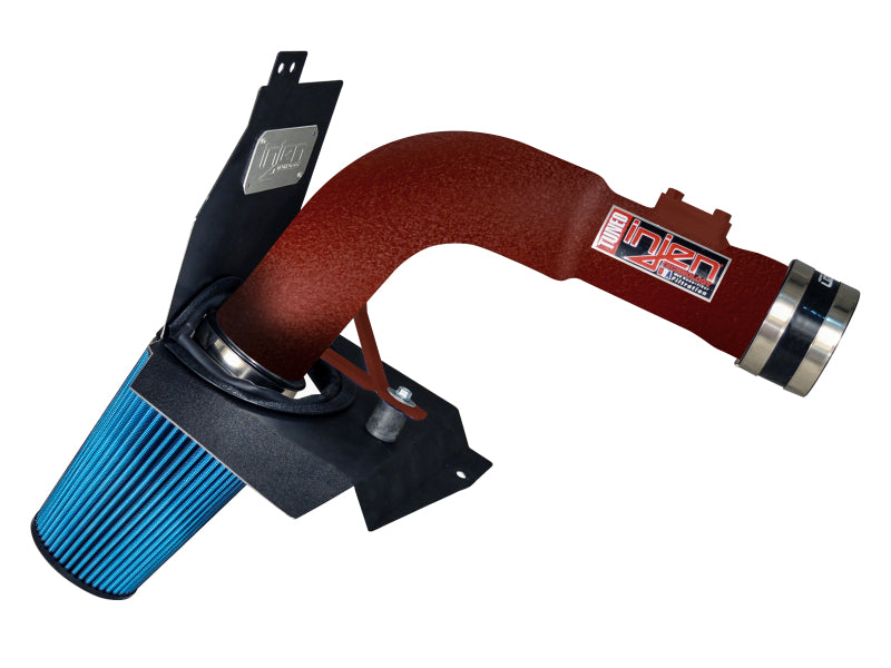 Injen SP1206WR 2015 Subaru STi 2.5L 4 Cyl (Turbo) Wrinkle Red Cold Air Intake w/ MR Tech and Heat Shield