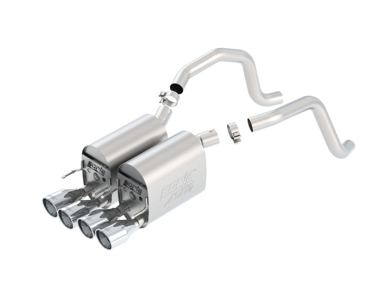 Borla 11816 05-08 Chevrolet Corvette Coupe/Conv 6.0L/6.2L 8cyl Aggressive ATAK Exhaust (rear section only)