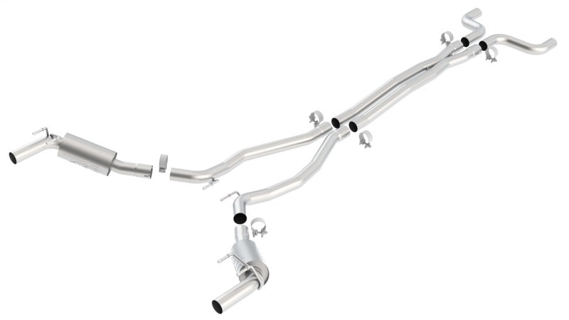 Borla 140378 10-13 Chevy Camaro SS 6.2L V8 ATAK Catback Exhaust Incl. X Pipe works w/GFX Package