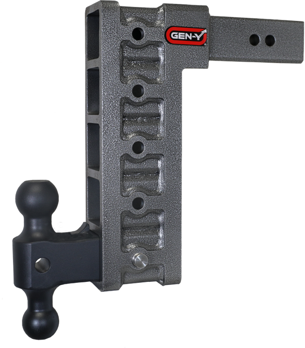 GEN-Y Hitch GH-615 Gen-Y Mega Duty 2.5in Shank 12in Drop 3K TW 21K Hitch w/GH-061 Dual-Ball