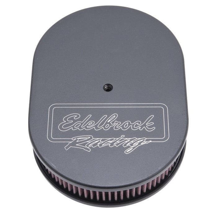 Edelbrock EDE42203 Oval Air Cleaner Assm. - Black