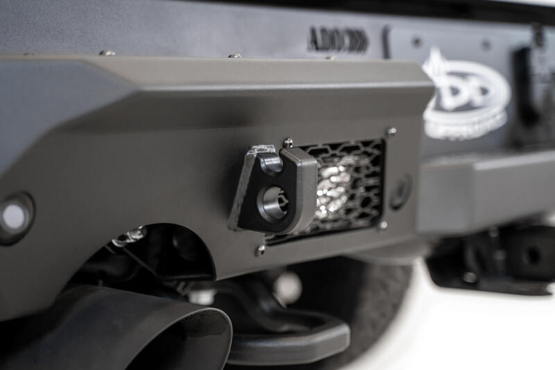 Addictive Desert Designs R620081280103 2021 Dodge RAM 1500 TRX Stealth Fighter Rear Bumper - Hammer Black