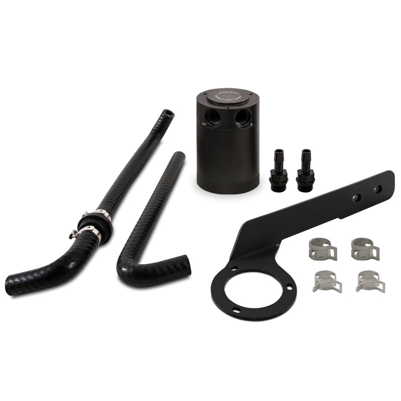 Mishimoto MMBCC-ACRD20-18PBEBK 2018+ Honda Accord 2.0T Baffled Oil Catch Can PCV Side - Black