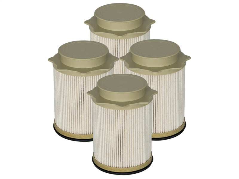 aFe 44-FF016-MB ProGuard D2 Fuel Filter (4 Pack) 10-16 Dodge RAM Diesel Trucks 6.7L (td)