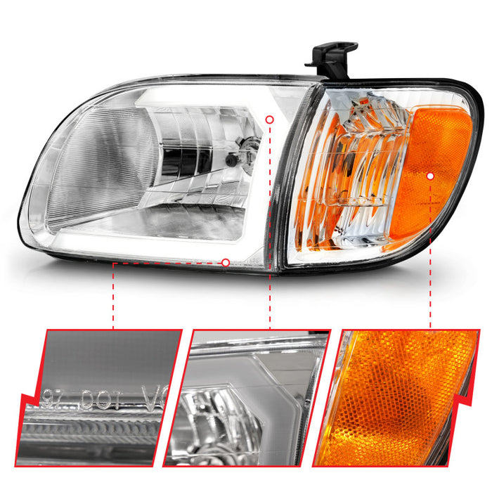 ANZO 111580 ANZ Crystal Headlights