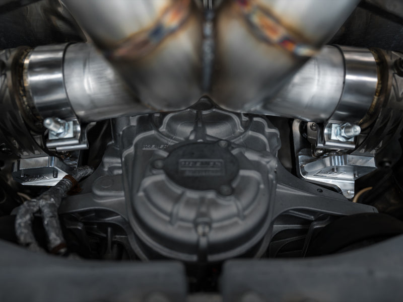 AWE Tuning 3025-43906 AWE 2023 C8 Corvette Z06 SwitchPath Cat-Back Exhaust - Diamond Black Tips