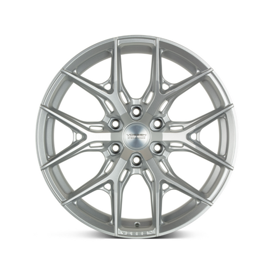 Vossen HF64-0F-T14-01 HF6-4 20x9.5 / 6x135 / ET15 / 87.1 - Silver Metallic Wheel