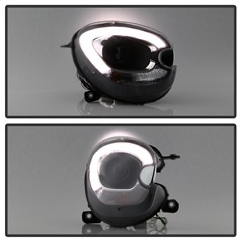 SPYDER 5083449 Spyder Mini Cooper Countryman 11-15 Headlights - Halogen Model Only - Black PRO-YD-MCO11-DRL-BK