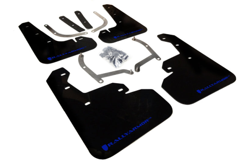 Rally Armor MF45-UR-BLK/BL 17-23 Subaru Impreza 4D/5D Black UR Mud Flap w/Blue Logo