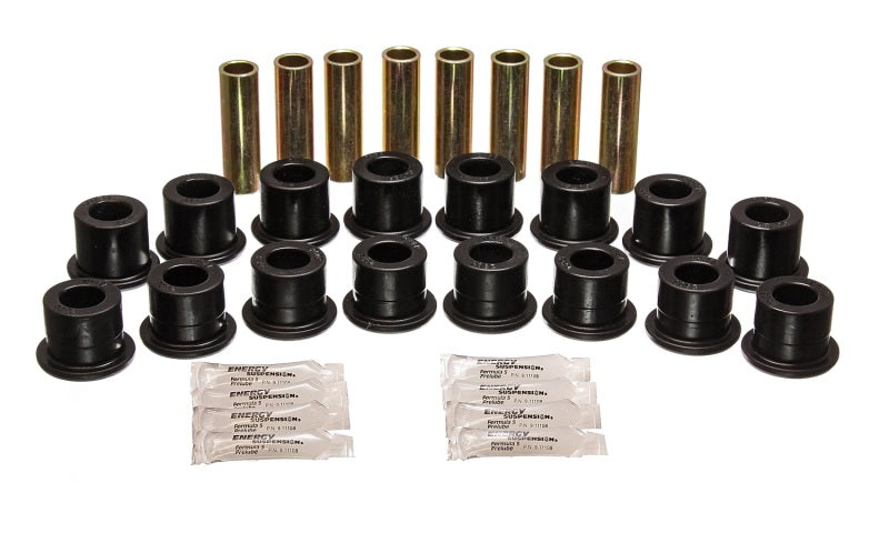 Energy Suspension 3.3189G 94-06 Hummer H1 Black Front & Rear End Control Arm Bushing Set