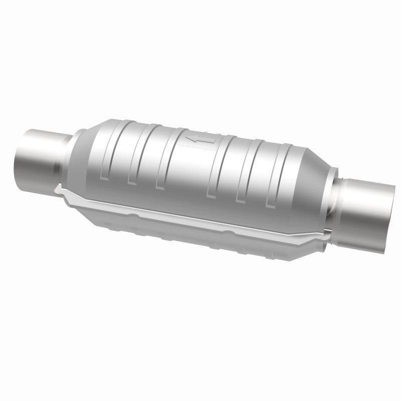 Magnaflow 51356 MagnaFlow Conv Univ 2.5in Inlet/Outlet Center/Center Round 11in Body L x 5.125in W x 15in Overall L