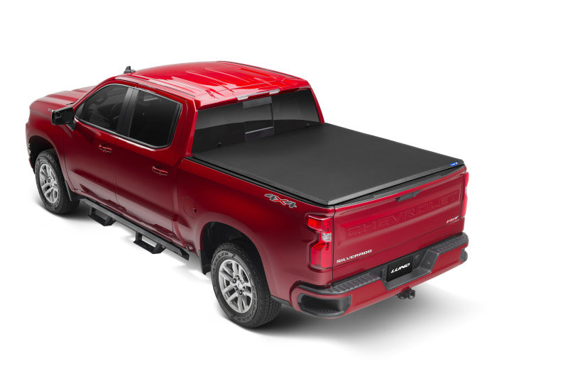 LUND 95053 Lund 99-07 Chevy Silverado 1500 (6.5ft. Bed) Genesis Tri-Fold Tonneau Cover - Black