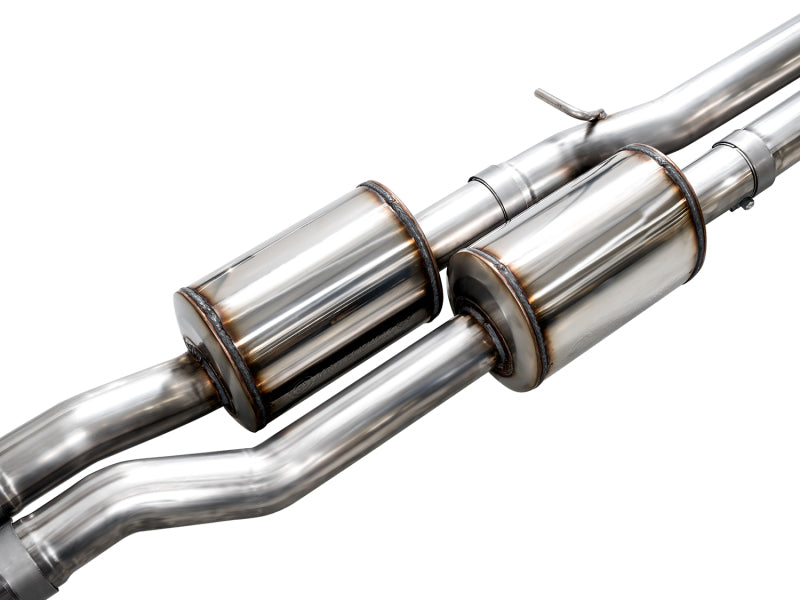 AWE Tuning 3015-32530 AWE 25+ RAM 1500 3.0TT 0FG Catback Touring Exhaust - Chrome Silver Tips