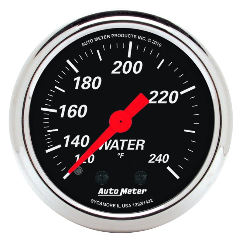 Autometer ATM1432 2-1/16 D/B Water Temp Gauge 120-240 Degrees
