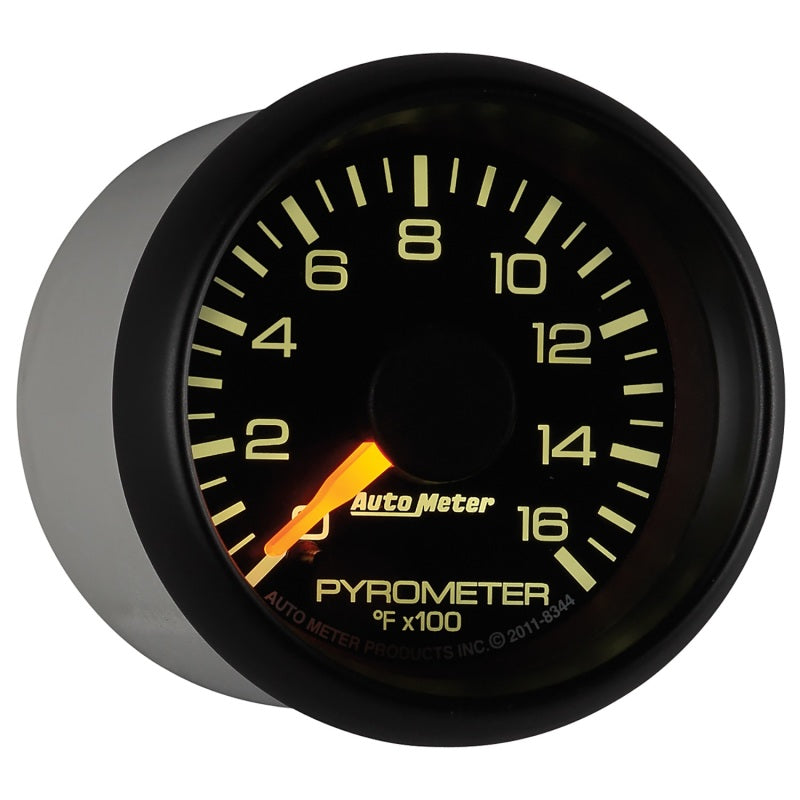 AutoMeter 8344 Autometer Factory Match GM 2-1/16in 1600 Degree Electric Pyrometer (EGT) Gauge