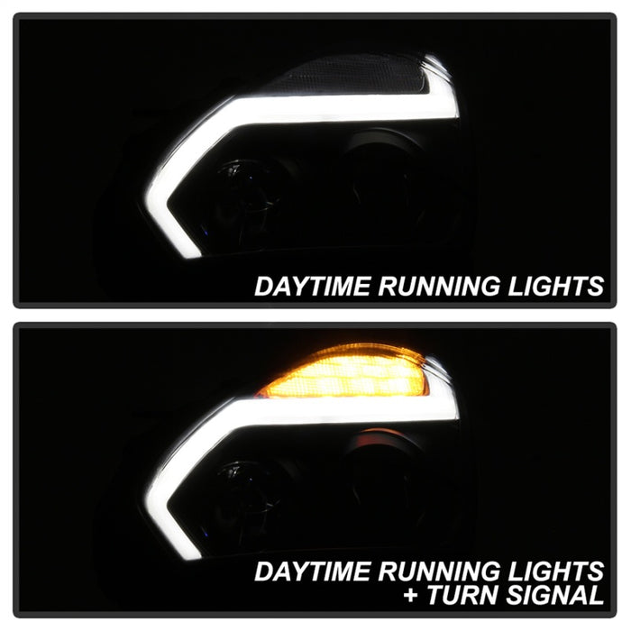 SPYDER 5085696 Spyder Nissan GTR R35 09-14 - Projector Headlights - DRL LED - Black