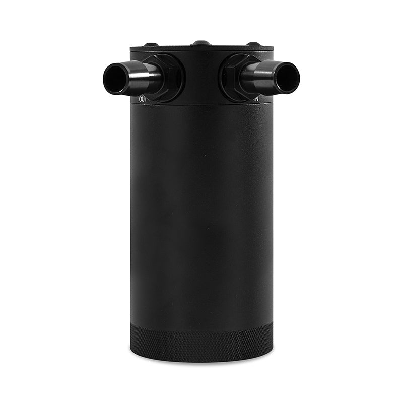 Mishimoto MMBCC-CBTWO-XLBK 2-Port Universal XL Baffled Catch Can - Black