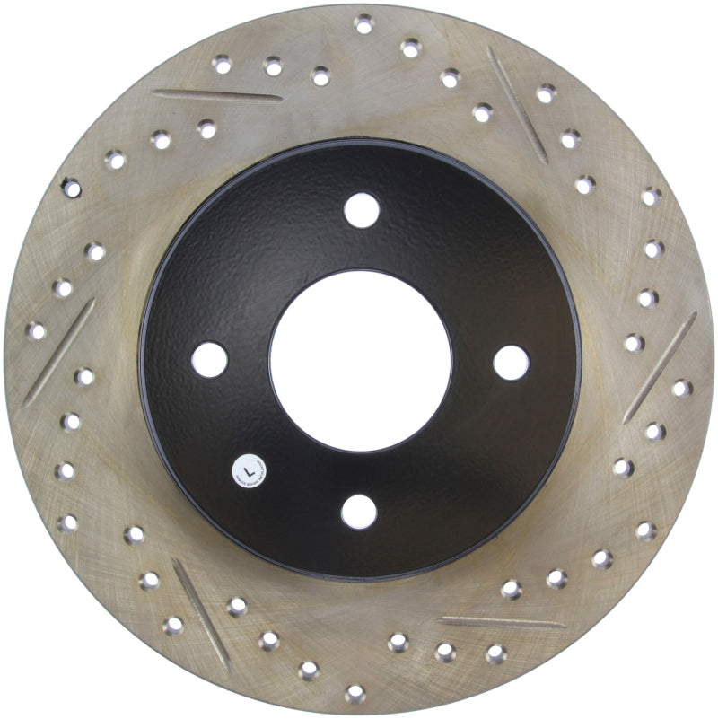 Stoptech 127.42021L StopTech Slotted & Drilled Sport Brake Rotor