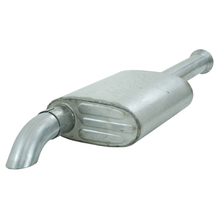 MBRP S5522AL 00-06 Jeep Wrangler (TJ) Inline-4 2.5L Inline-6 4.0L Cat Back Single Off-Road Turn Down Alum Ex