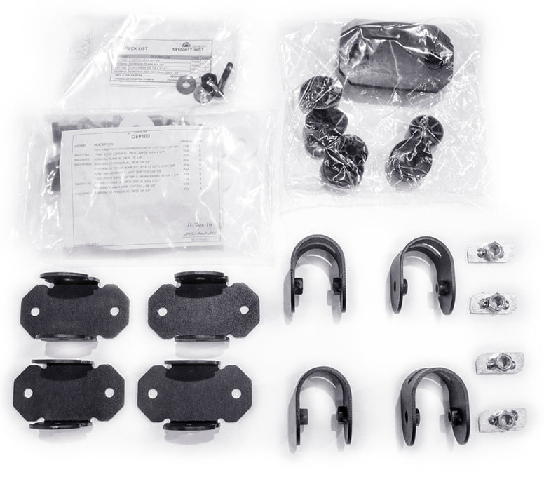 Go Rhino 5910000T Adjustable Multi-Axis Mounting Kit for SRM Rack