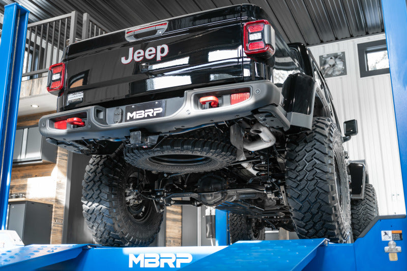 MBRP S6502409 2021+ JEEP Gladiator JT 3.0L EcoDiesel XP Series T304SS 3in Filter Back w/ Rear Turn Down
