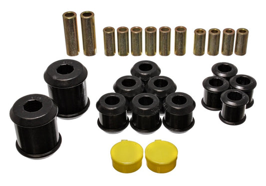 Energy Suspension 5.3119G 95-99 Mitsubishi Eclipse FWD/AWD Black Rear Control Arm Bushing Set